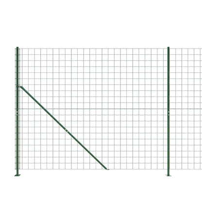 Draadgaashek met flens 1,4x10 m groen