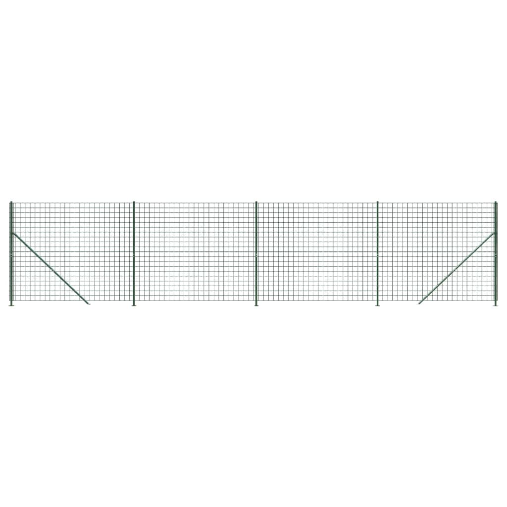 Draadgaashek met flens 2,2x10 m groen