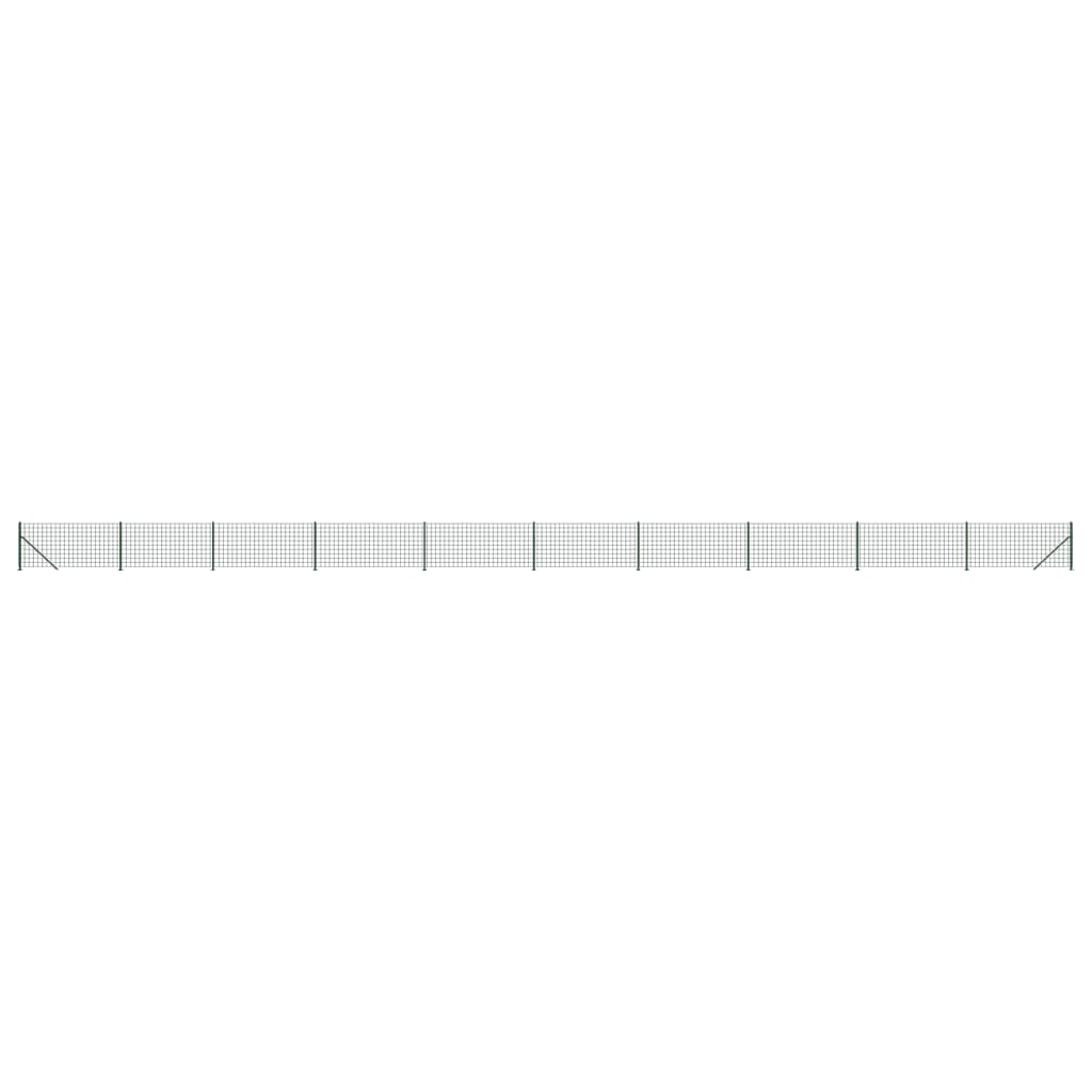 Draadgaashek met flens 1x25 m groen