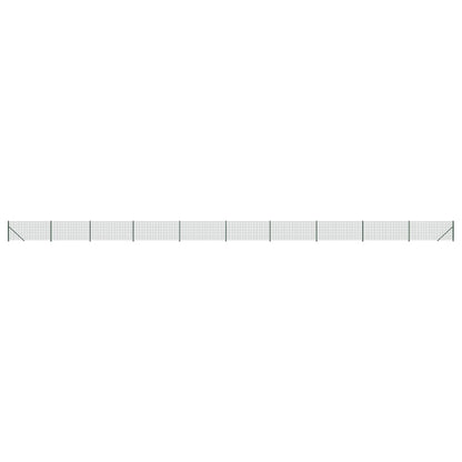 Draadgaashek met flens 1x25 m groen