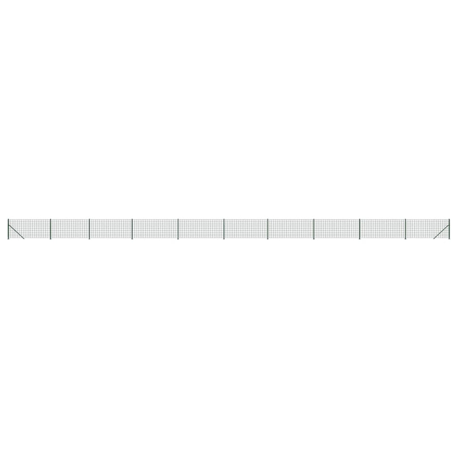 Draadgaashek met flens 1x25 m groen