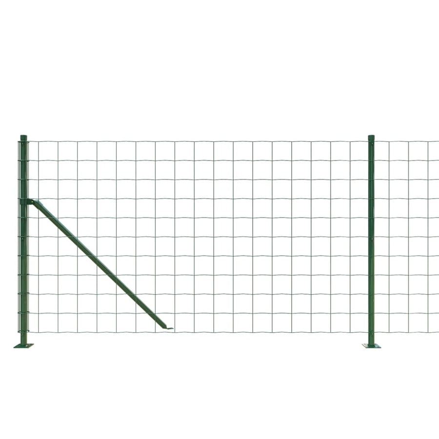 Draadgaashek met flens 1x25 m groen