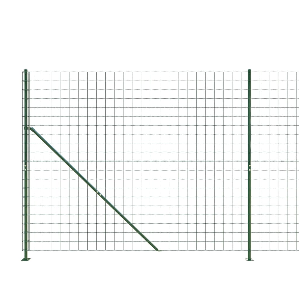 Draadgaashek met flens 1,4x25 m groen