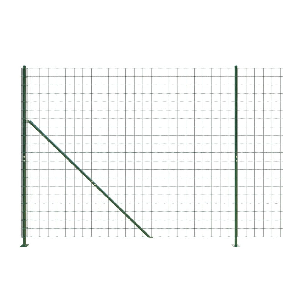 Draadgaashek met flens 1,4x25 m groen
