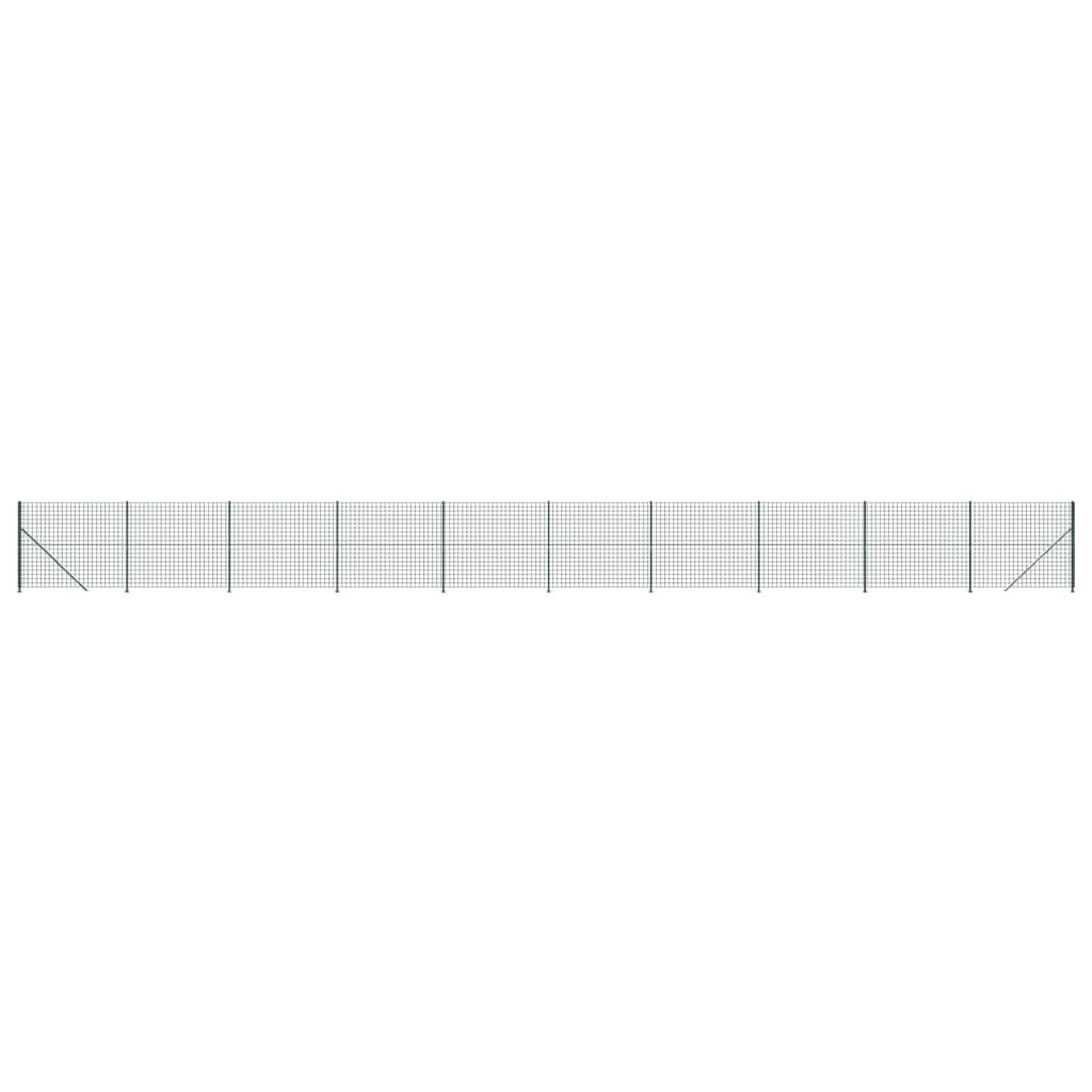 Draadgaashek met flens 2,2x25 m groen