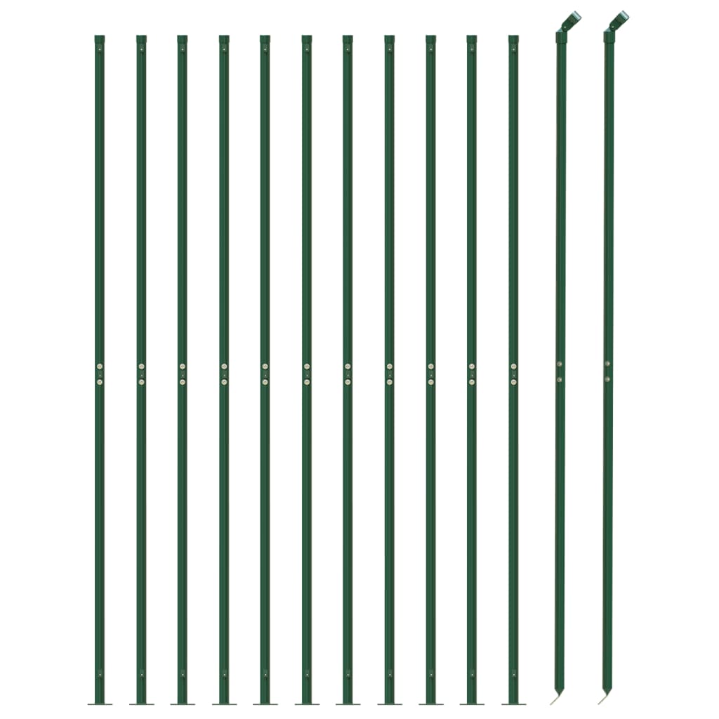 Draadgaashek met flens 2,2x25 m groen