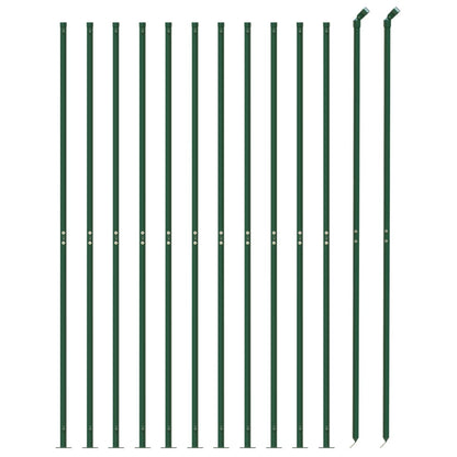 Draadgaashek met flens 2,2x25 m groen