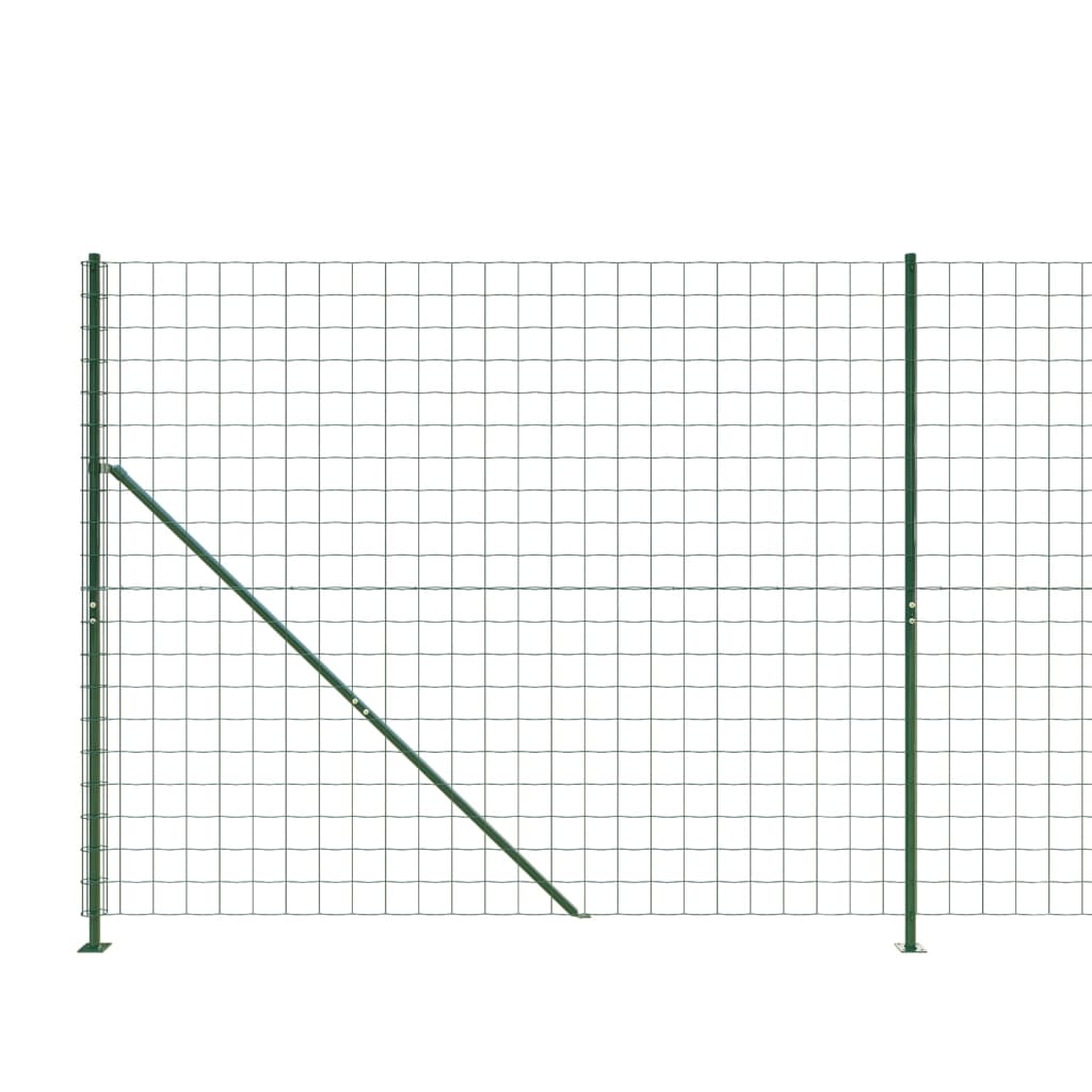 Draadgaashek met flens 2,2x25 m groen