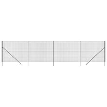 Draadgaashek 2x10 m gegalvaniseerd staal antracietkleurig