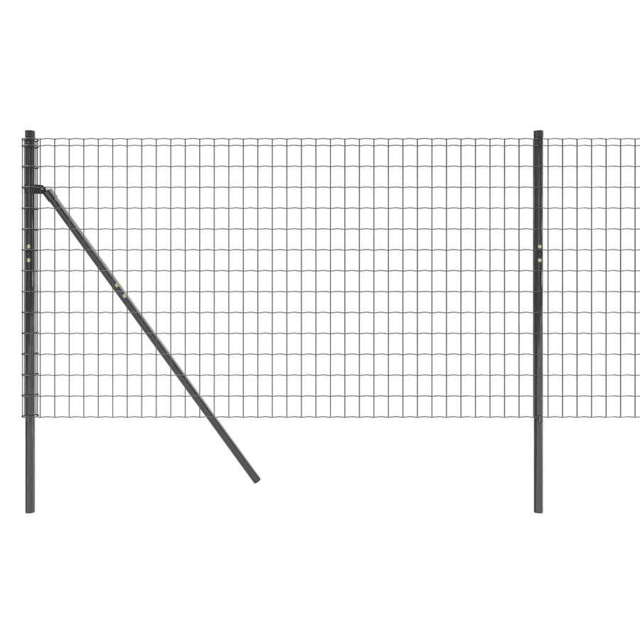 Draadgaashek 0,8X25 M Gegalvaniseerd Staal Antracietkleur