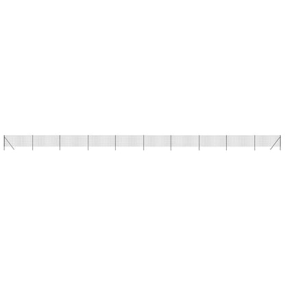 Draadgaashek 1x25 m gegalvaniseerd staal antracietkleur