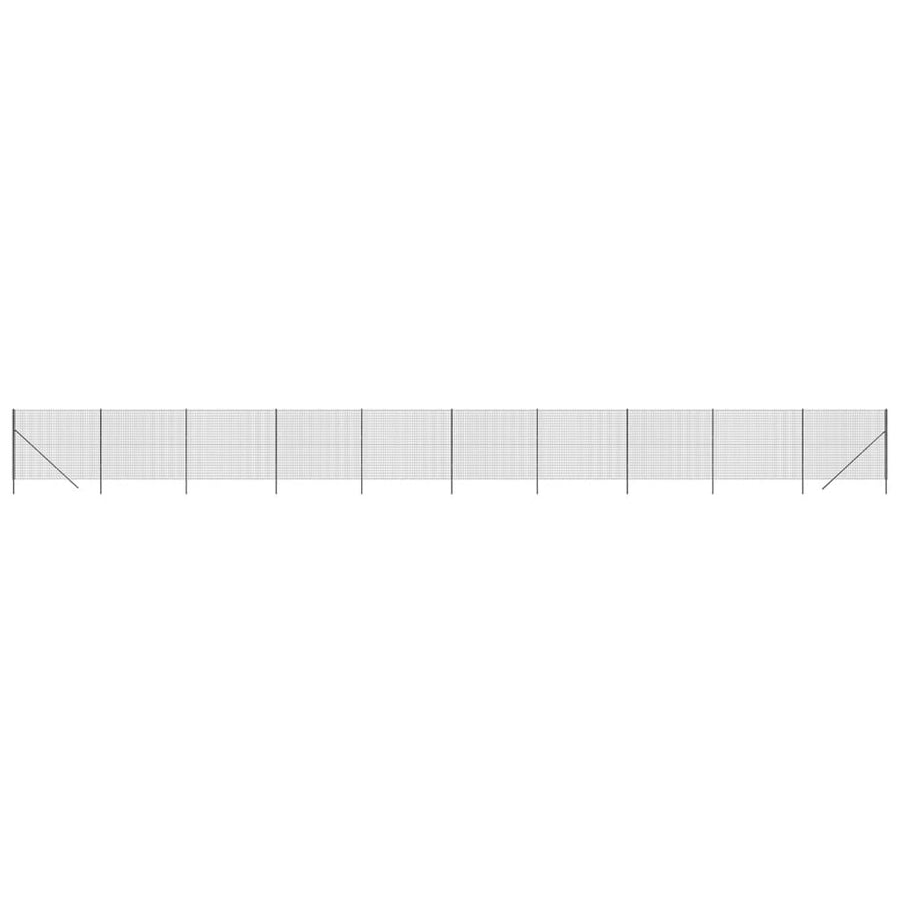 Draadgaashek 1,6X25 M Gegalvaniseerd Staal Antracietkleur