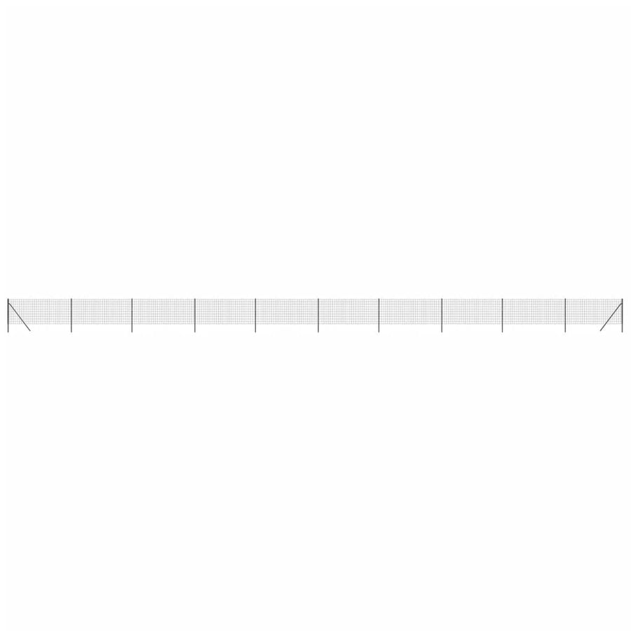 Draadgaashek 0,8X25 M Gegalvaniseerd Staal Antracietkleur