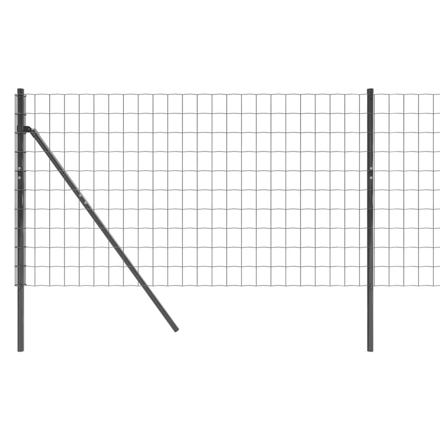 Draadgaashek 0,8X25 M Gegalvaniseerd Staal Antracietkleur
