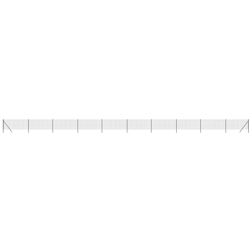Draadgaashek 1x25 m gegalvaniseerd staal antracietkleur 1 x 25 m Antraciet
