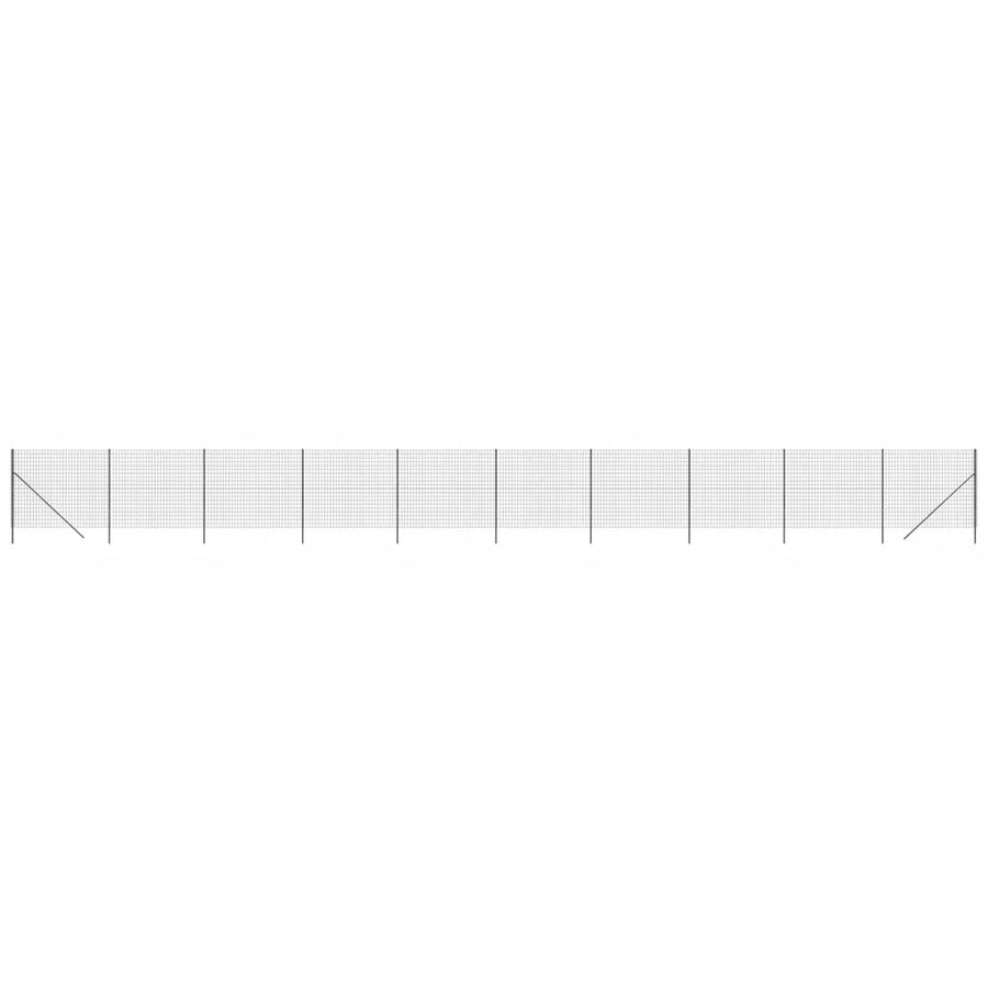 Draadgaashek 1,4X25 M Gegalvaniseerd Staal Antracietkleurig