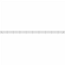 Draadgaashek met grondankers 0,8x25 m antracietkleurig 0.8 x 25 m Antraciet