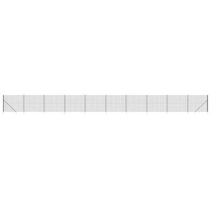 Draadgaashek met grondankers 1,8x25 m antracietkleurig 1.8 x 25 m Antraciet