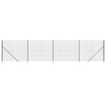 Draadgaashek Met Grondankers 1,4X10 M Antracietkleurig