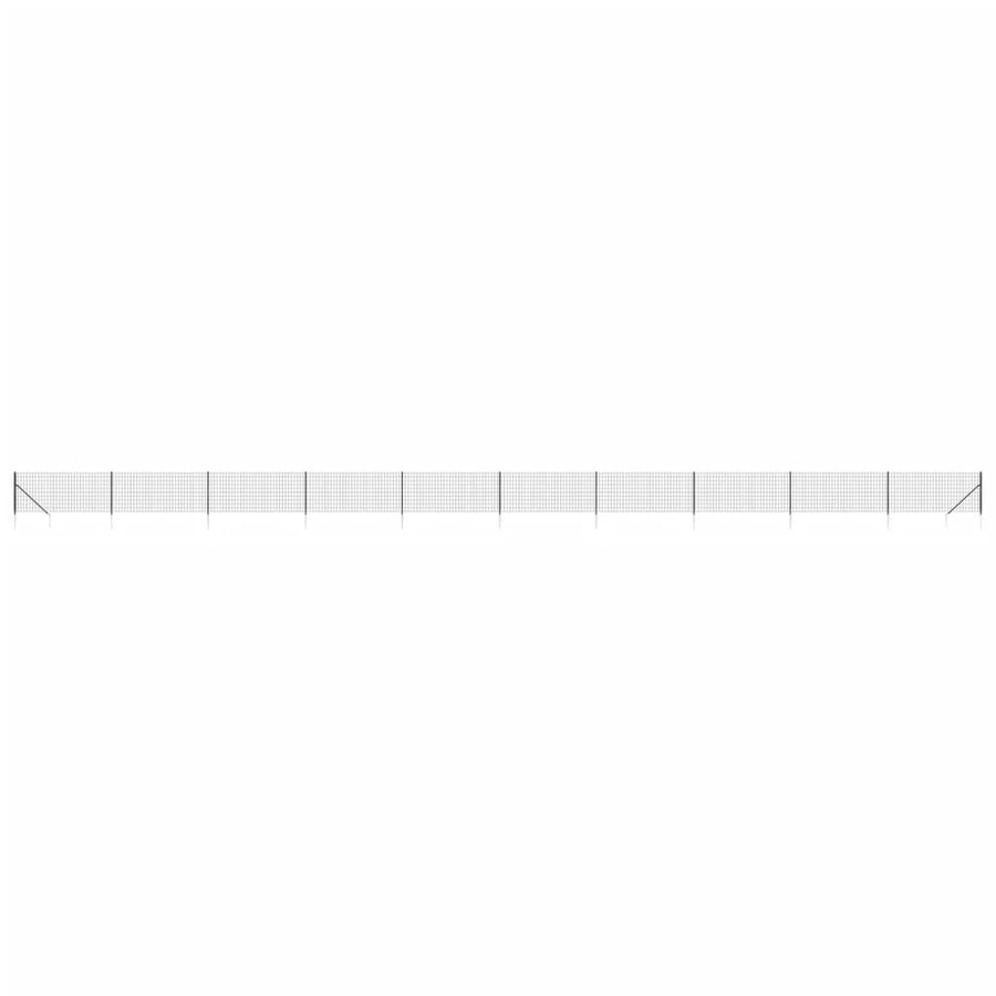 Draadgaashek Met Grondankers 1,1X25 M Kleurig 1.1 x 25 m Antraciet