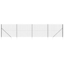 Draadgaashek Met Grondankers 1,4X10 M Antracietkleurig