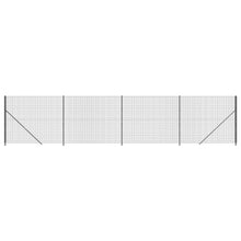 Draadgaashek met flens 1,8x10 m antracietkleurig 1.8 x 10 m Antraciet