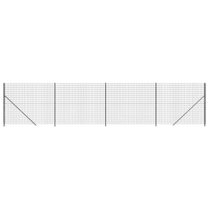 Draadgaashek Met Flens ,8X0 M Kleurig Antraciet 1.8 x 10 m