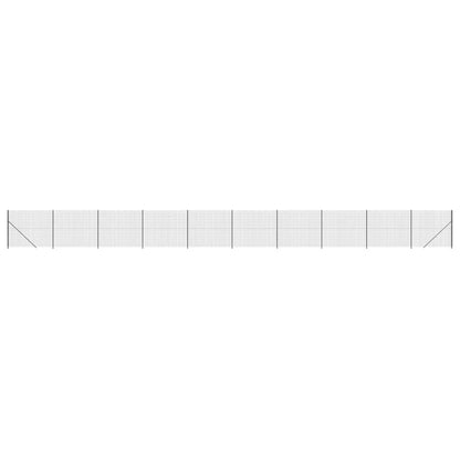 Draadgaashek met flens 1,6x25 m antracietkleurig 1.6 x 25 m Antraciet