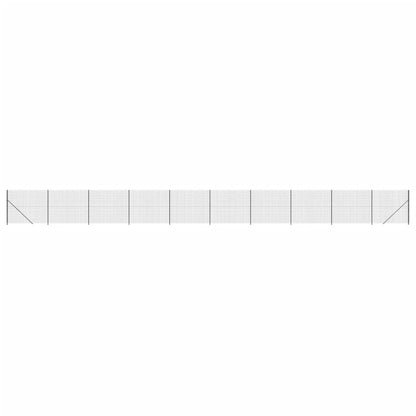 Draadgaashek met flens 2,2x25 m antracietkleurig 2.2 x 25 m Antraciet