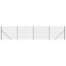 Draadgaashek met flens 1,4x10 m antracietkleurig