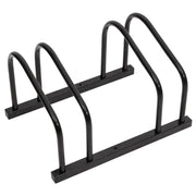 Fietsenrek 2 fietsen 43,5x33x26 cm staal zwart