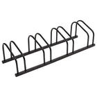 Fietsenrek 4 fietsen staal zwart 103.5x33x26 cm