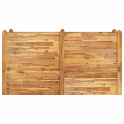 Plantenbak verhoogd 160x60x84 cm massief acaciahout