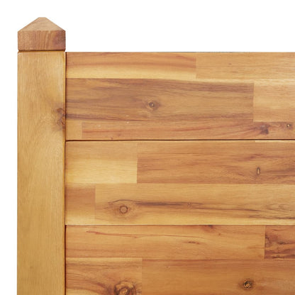 Plantenbak verhoogd 160x60x84 cm massief acaciahout
