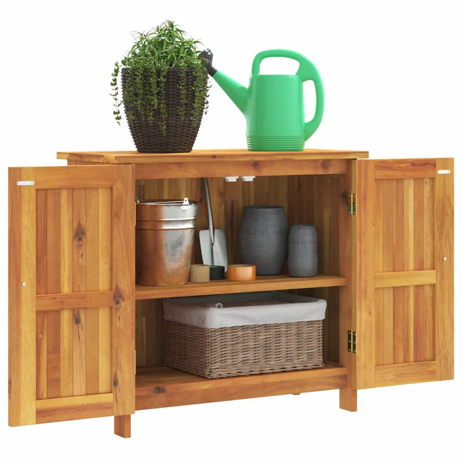 Tuinkast 75x33x107 cm massief acaciahout