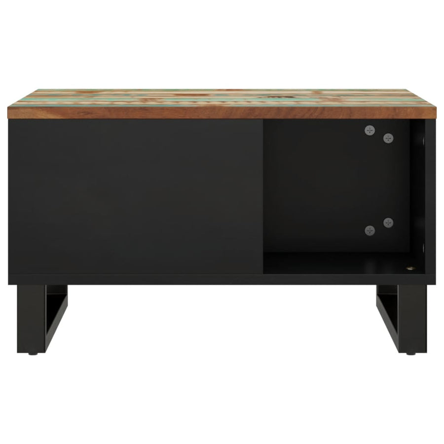 Salontafel Massief Gerecycled Hout 60x50x35 cm Multikleur