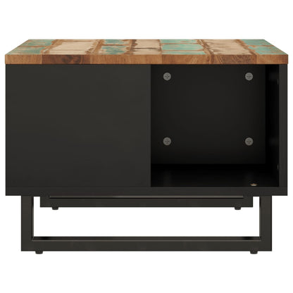 Salontafel Massief Gerecycled Hout 60x50x35 cm Multikleur