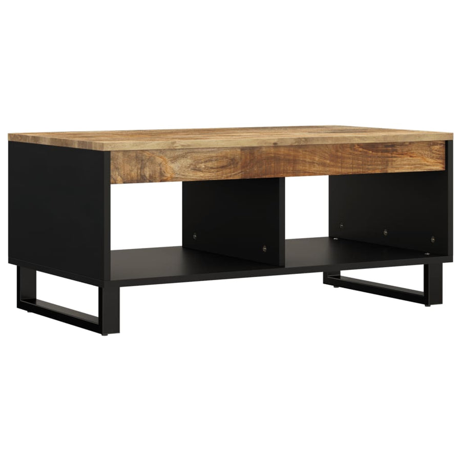 Salontafel Massief Mangohout 90 x 50 x 40 cm Lichtbruin