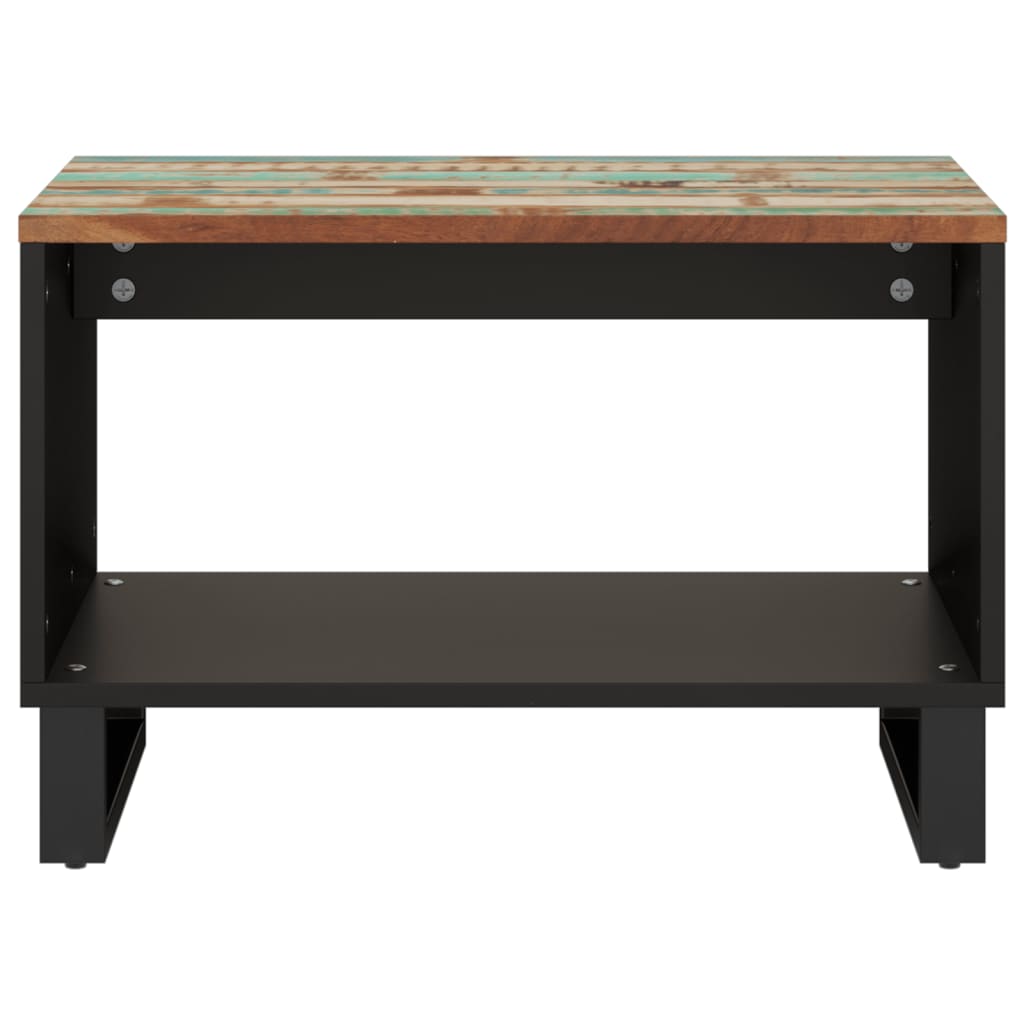 Salontafel 60X50X40 Cm Massief Gerecycled Hout Multikleur