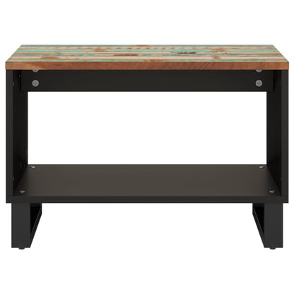 Salontafel 60X50X40 Cm Massief Gerecycled Hout Multikleur
