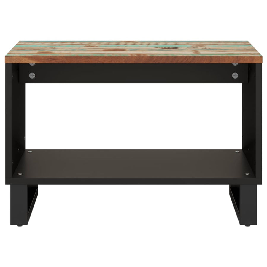 Salontafel 60X50X40 Cm Massief Gerecycled Hout Multikleur