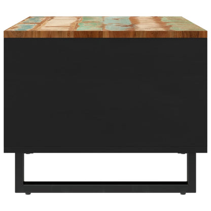 Salontafel 60X50X40 Cm Massief Gerecycled Hout Multikleur