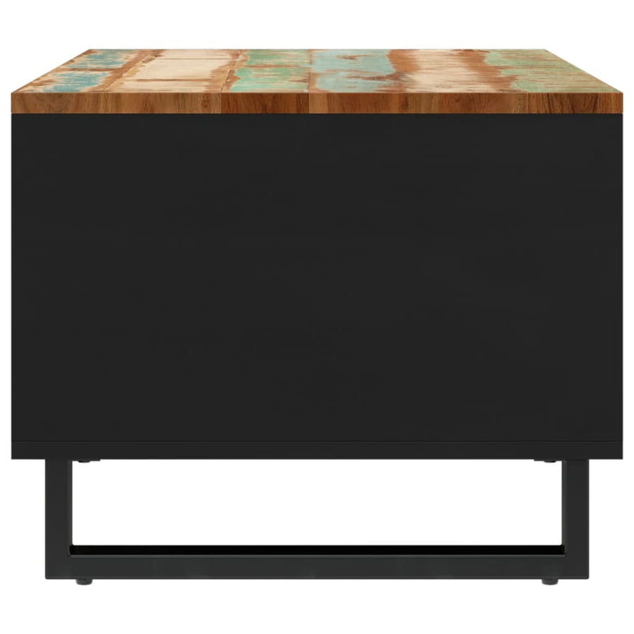 Salontafel 60X50X40 Cm Massief Gerecycled Hout Multikleur