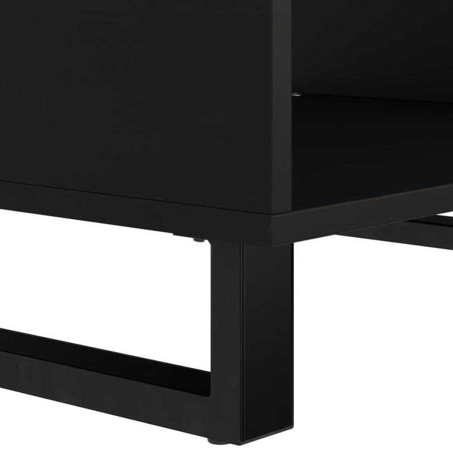 Salontafel 60X50X40 Cm Massief Gerecycled Hout Multikleur