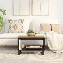 Salontafel 60X50X40 Cm Massief Gerecycled Hout Multikleur