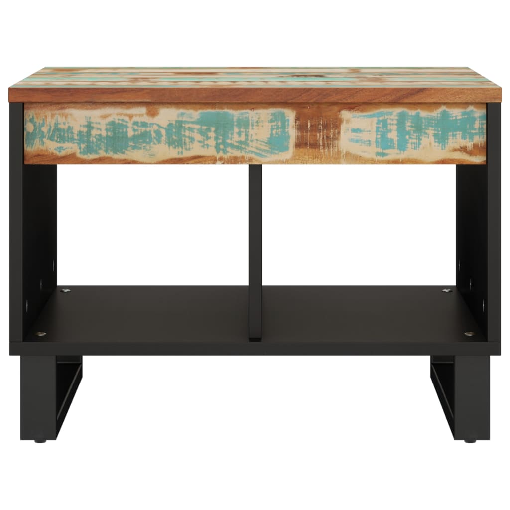 Salontafel 55X50X40 Cm Massief Gerecycled Hout Multikleur