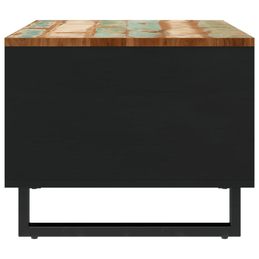 Salontafel 55X50X40 Cm Massief Gerecycled Hout Multikleur