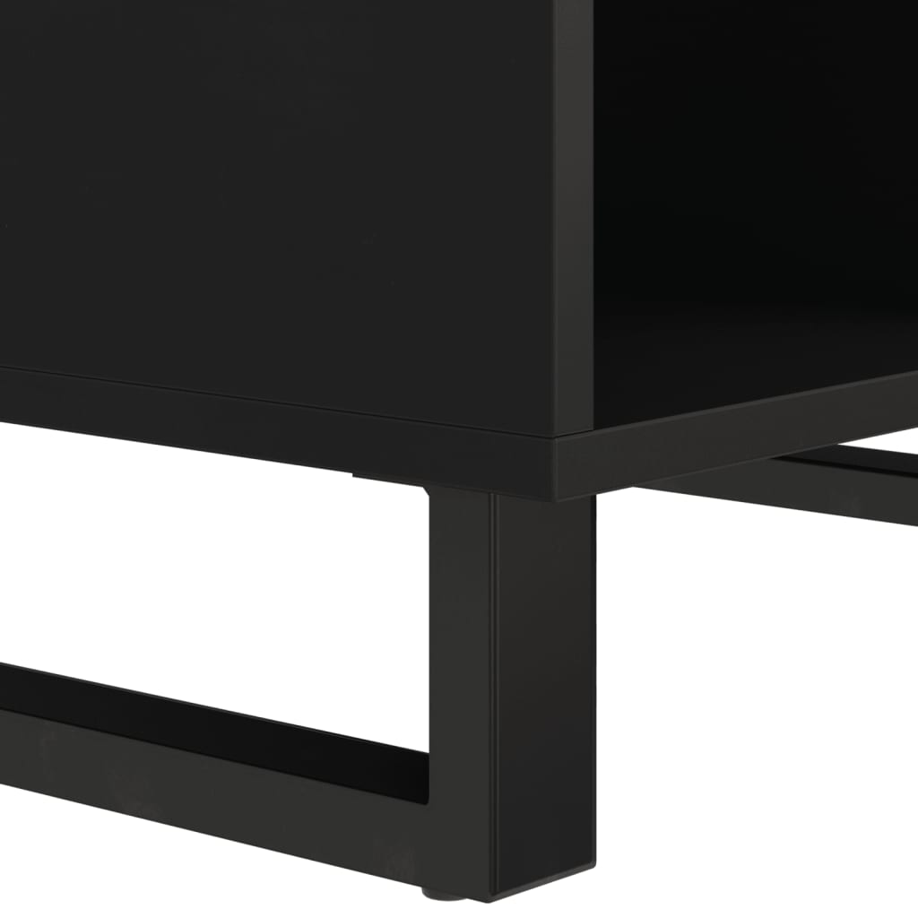 Salontafel 55X50X40 Cm Massief Gerecycled Hout Multikleur
