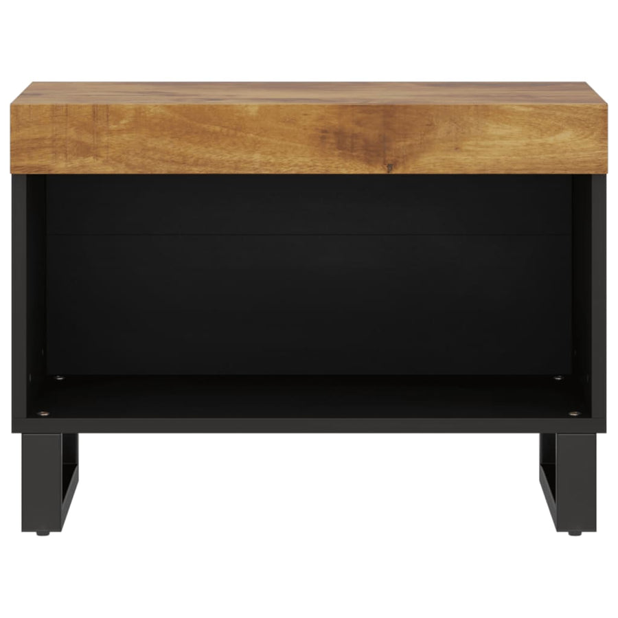 Tv-Meubel 60X33X43,5 Cm Massief Mangohout Honingbruin