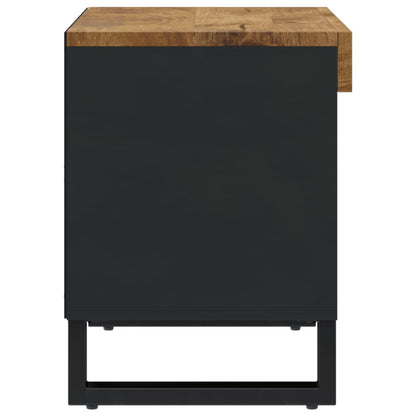 Tv-Meubel 60X33X43,5 Cm Massief Mangohout Honingbruin